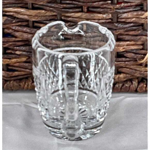 Waterford Retired Crystal‎ Creamer Pitcher 3.75" Scalloped Edge 6oz - Picture 4 of 7